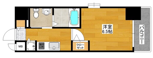 エスリード江坂江の木町の物件間取画像